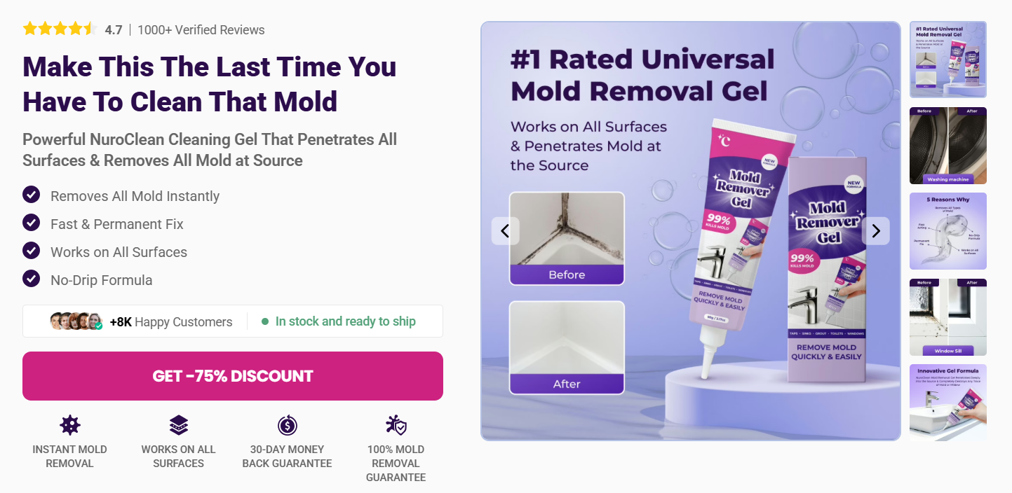 NuroClean Mold Remover Canada5